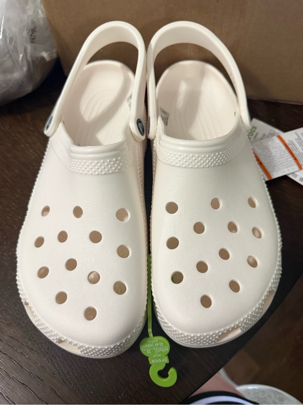 CROCS Men's Classic Clogs in White